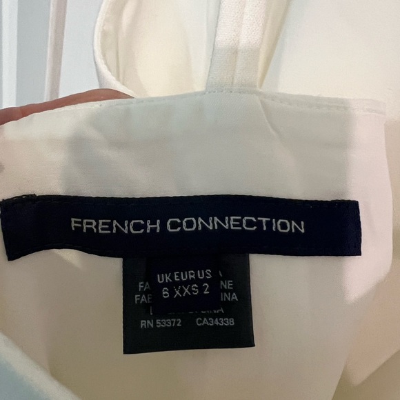 French Connection white dress size 2 XXS - Picture 3 of 3